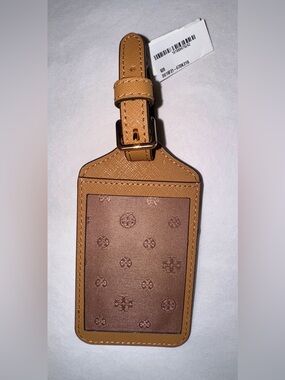 TORY BURCH Leather Luggage Tag